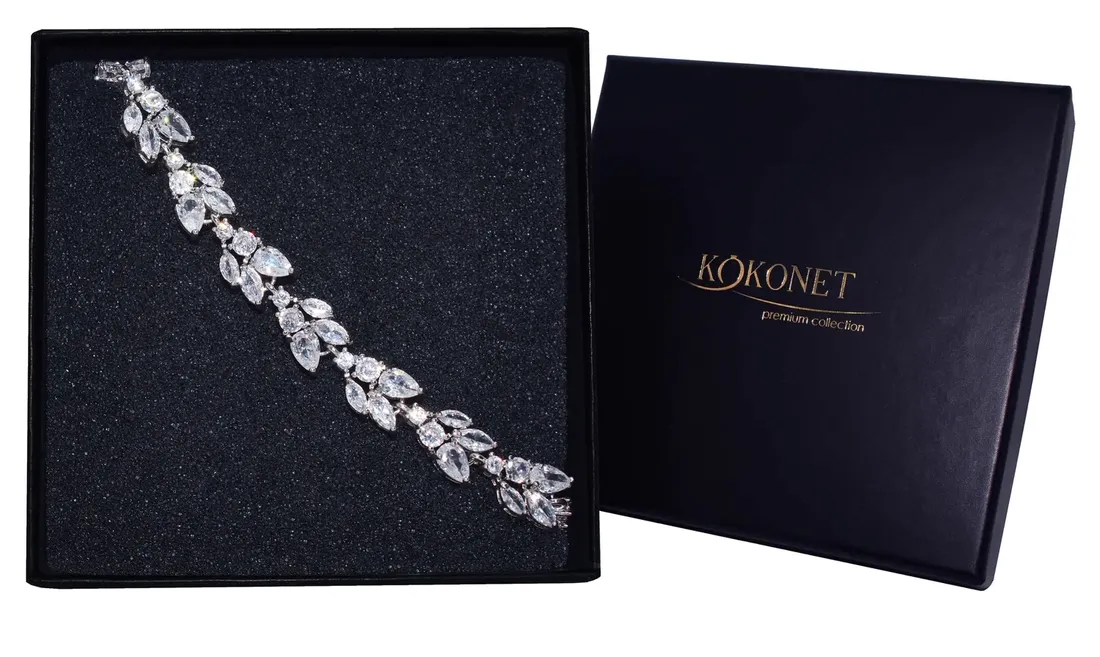 bransoletka-slubna-floral-silver