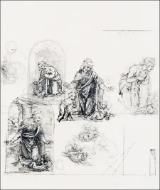 compositional-sketches-for-the-virgin-adoring-the-christ-child-with-and-wi