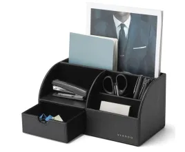 skorzany-organizer-na-biurko-zestaw-5-przegrodek