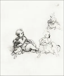 studies-for-the-christ-child-with-a-lamb-leonardo-da-vinci-plakat-20x30
