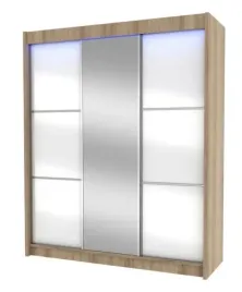 szafa-przesuwna-garderoba-lustro-lacobel-dab-sonoma