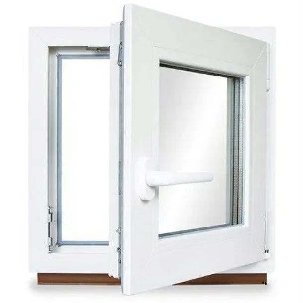 Okno PCV 600x800 mm RU Prawe Rozwierno-Uchylne Białe Plastikowe 60x80