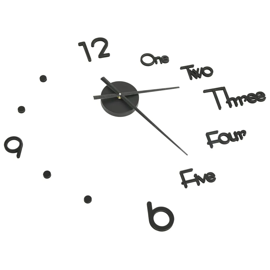 zegar-scienny-3d-100cm-czarny-stan-nowy