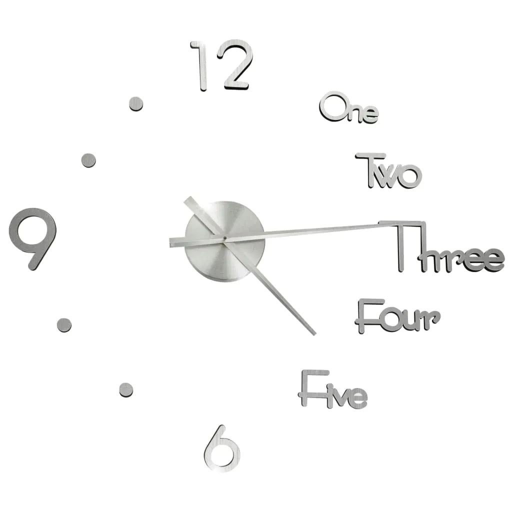 zegar-scienny-3d-srebrny-100-cm-stan-nowy