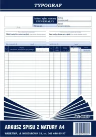 druk-arkusz-spisu-z-natury-a4-typograf