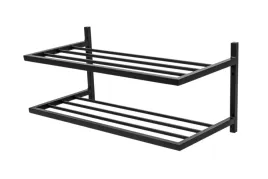 polka-scienna-metalowa-czarna-na-obuwie-do-przedpokoju-loft-framado-polska