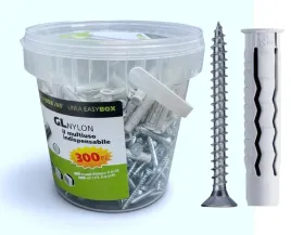 kolki-rozporowe-6x30-z-wkretem-gandb-fissaggi-do-betonu-cegly-300szt-wiaderko