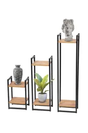 kwietnik-metalowy-stojacy-czarny-zestaw-100-70-40-cm-2-polki-framado-polska