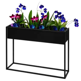 kwietnik-metalowy-stojacy-loft-czarny-80cm-stojak-na-kwiaty-framado-polska