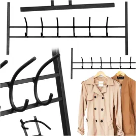 wieszak-scienny-metalowy-czarny-mat-loft-na-ubrania-i-klucze-framado-polska