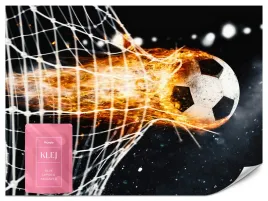 fototapeta-dla-dzieci-plonaca-pilka-nozna-bramka-sport-stadion-3d-450x315