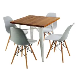 zestaw-stol-paris-bialy-i-4-szare-krzesla-milano