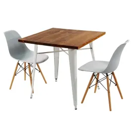 zestaw-stol-paris-bialy-i-2-szare-krzesla-milano