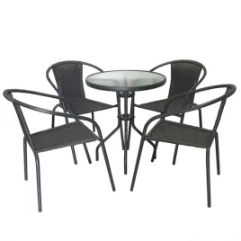 zestaw-balkonowy-bistro-czarny-stol-i-4-krzesla