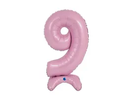 balon-foliowy-stojacy-cyfra-9-pastelowa-rozowa-64-cm-1-szt