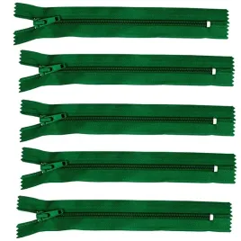 zamek-blyskawiczny-nierozdzielczy-auto-lock-16cm-084-zielony-5-szt