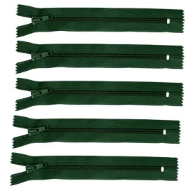 zamek-blyskawiczny-nierozdzielczy-auto-lock-16cm-153-ciemnozielony-5-szt