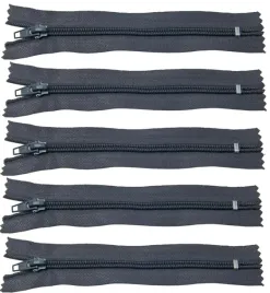 zamek-blyskawiczny-nierozdzielczy-auto-lock-16cm-306-ciemnoszary-5-szt