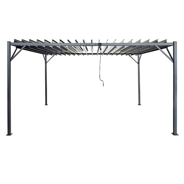 Pergola Ogrodowa 3x4x2,2m metalowa pawilon do ogrodu zadaszenie tarasowe