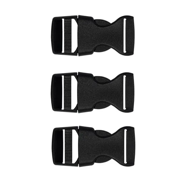 Klamra plastikowa 25x65 mm Halszka czarna Premium CENA ZA 3 SZTUKI !!