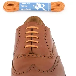 eleganckie-plaskie-woskowane-sznurowadla-szerokosc-35mm-pomaranczowe-75-cm