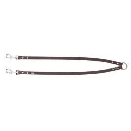 rozdzielacz-do-smyczy-ze-skory-dla-psa-classic-brazowy-12-x-50-cm-x-2