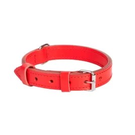obroza-extra-z-podwojnej-skory-dla-psa-classic-czerwony-30-40-cm