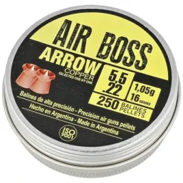 srut-szpic-apolo-air-boss-arrow-miedziowany-5-5-mm-250-szt-1-05g-16-0gr