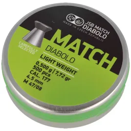 srut-diabolo-jsb-match-light-weight-0-475-g-7-33-gr-kaliber-4-5-mm-500-szt