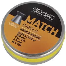 srut-jsb-yellow-match-light-weight-4-5-mm-500-szt