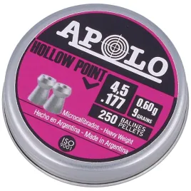 srut-hunter-apolo-hollow-point-0-60-g-9-0-gr-nadkaliber-4-52-mm-250-szt