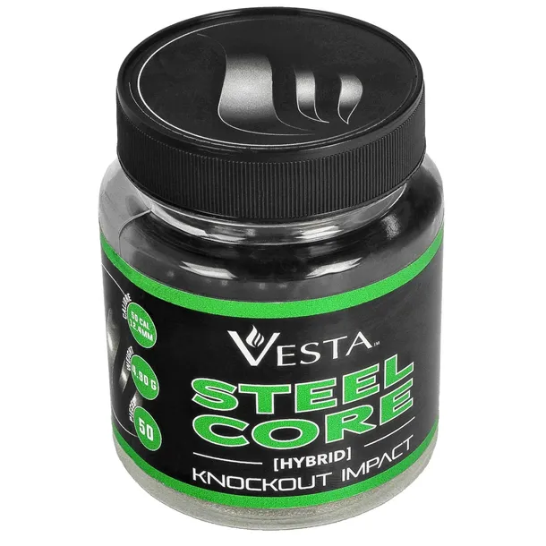 Kule stalowe Vesta Defence Steel Core .50, 50 szt. - ze stalowym rdzeniem