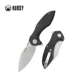 noz-skladany-edc-kubey-nobel-flipper-stal-nierdzewna-sandvik-14c28n