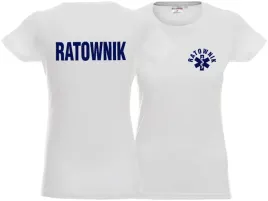 koszulka-damska-ratownik-biala