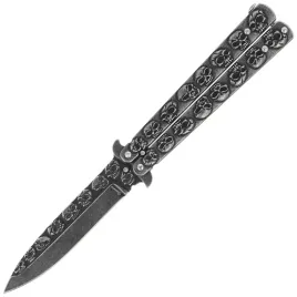 noz-motylek-martinez-albainox-balisong-skull-gray-steel