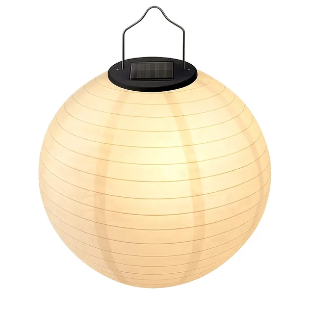 Lampa Solarna Ogrodowa LED Wisząca Lampion Latarenka 20 cm SuperLED