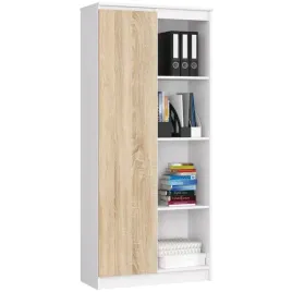 regal-biurowy-r-80cm-clp-1-drzwi-4-polki-bialy-sonoma