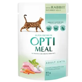 optimeal-karma-mokra-dla-kota-krolik-marchew-w-galarecie-saszetka-85g
