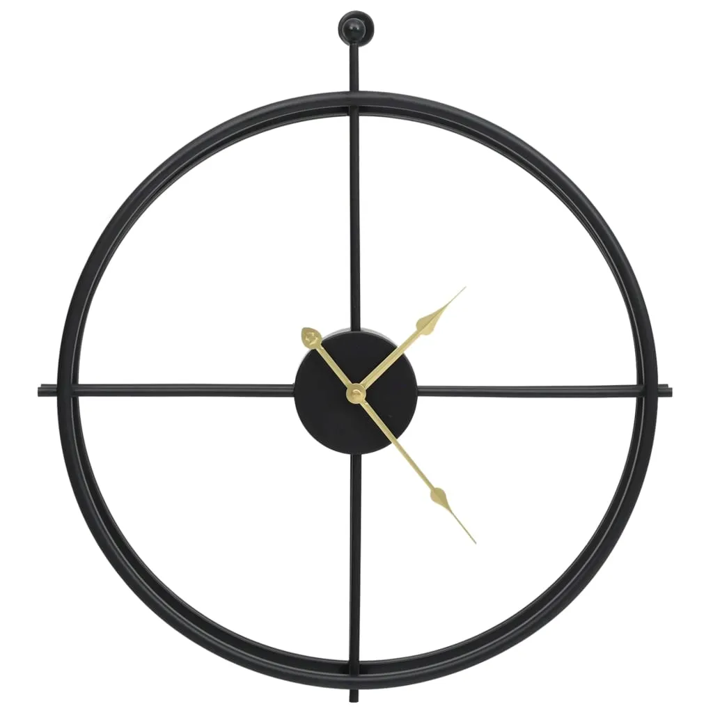 zegar-scienny-zelazny-czarny-52-cm