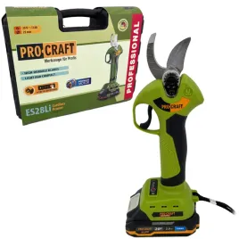 procraft-es28li-sekator-akumulatorowy-do-galezi-ogrodowy-2ah-ladowarka