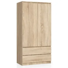 szafa-s-90cm-2-drzwi-2-szuflady-sonoma