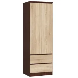 szafa-star-s60-2-drzwi-2-szuflady-wenge-sonoma