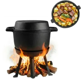 kociolek-zeliwny-emaliowany-z-patelnia-garnek-wegierski-8l-ognisko-grill