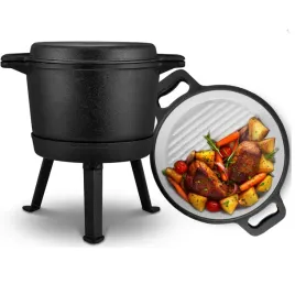 kociolek-zeliwny-emaliowany-z-patelnia-garnek-wegierski-8l-ognisko-grill