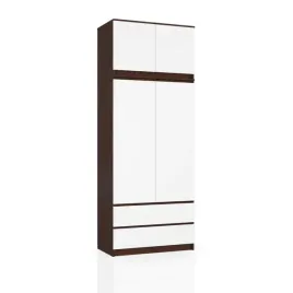 szafa-z-nadstawka-s-90cm-2-drzwi-2-szuflady-wenge-biala