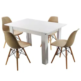zestaw-stol-modern-120-bialy-i-4-krzesla-milano-bezowe