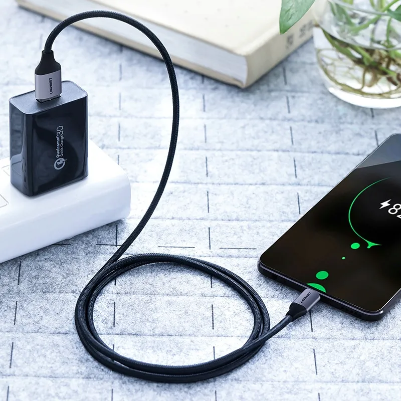 kabel-ugreen-us290-usb-a-micro-usb-0-25m-czarny