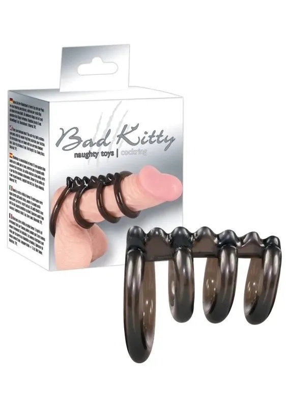 bad-kitty-bk-4-rings-zebrowany-pierscien-erekcyjny-czarny-stan-nowy