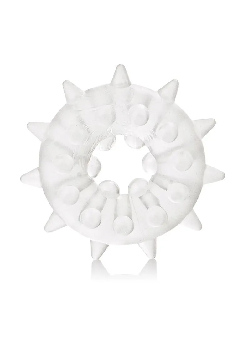 calexotics-sexagon-enhancer-2-ring-clear-pierscien-erekcyjny-z-wypustkami-stan-nowy
