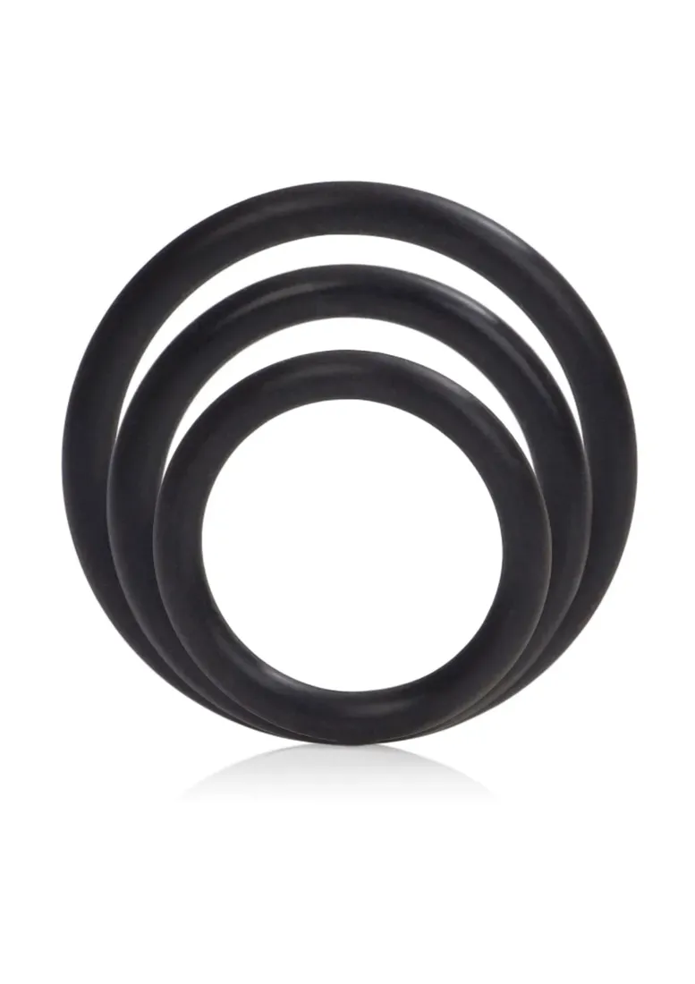 calexotics-silicone-support-rings-black-zestaw-pierscieni-erekcyjnych
